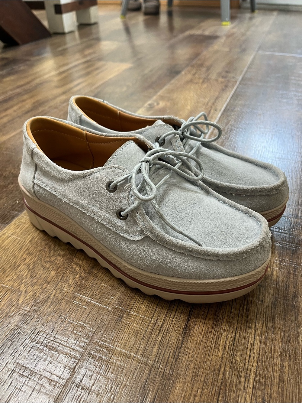 Women’s Suede Platform Loafers